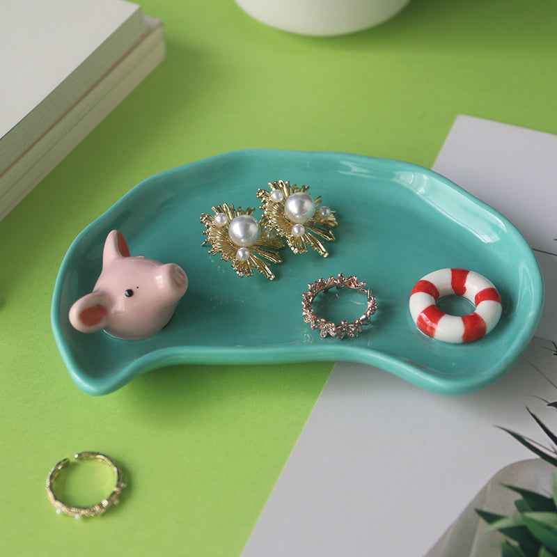 Swimming Pig Jewelry Ring Holder Dish Trinket Dish For Engagement Wedd –  iRivaDESIGN