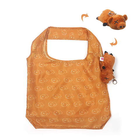 Creative Cute Roast Pig Shaped Foldable Reusable Grocery Shopping Bag