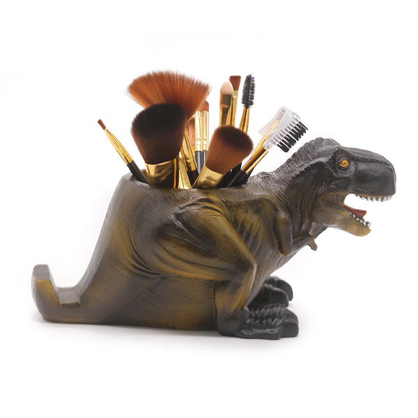 Large Capacity T-Rex Dinosaur Desk Pen Holder