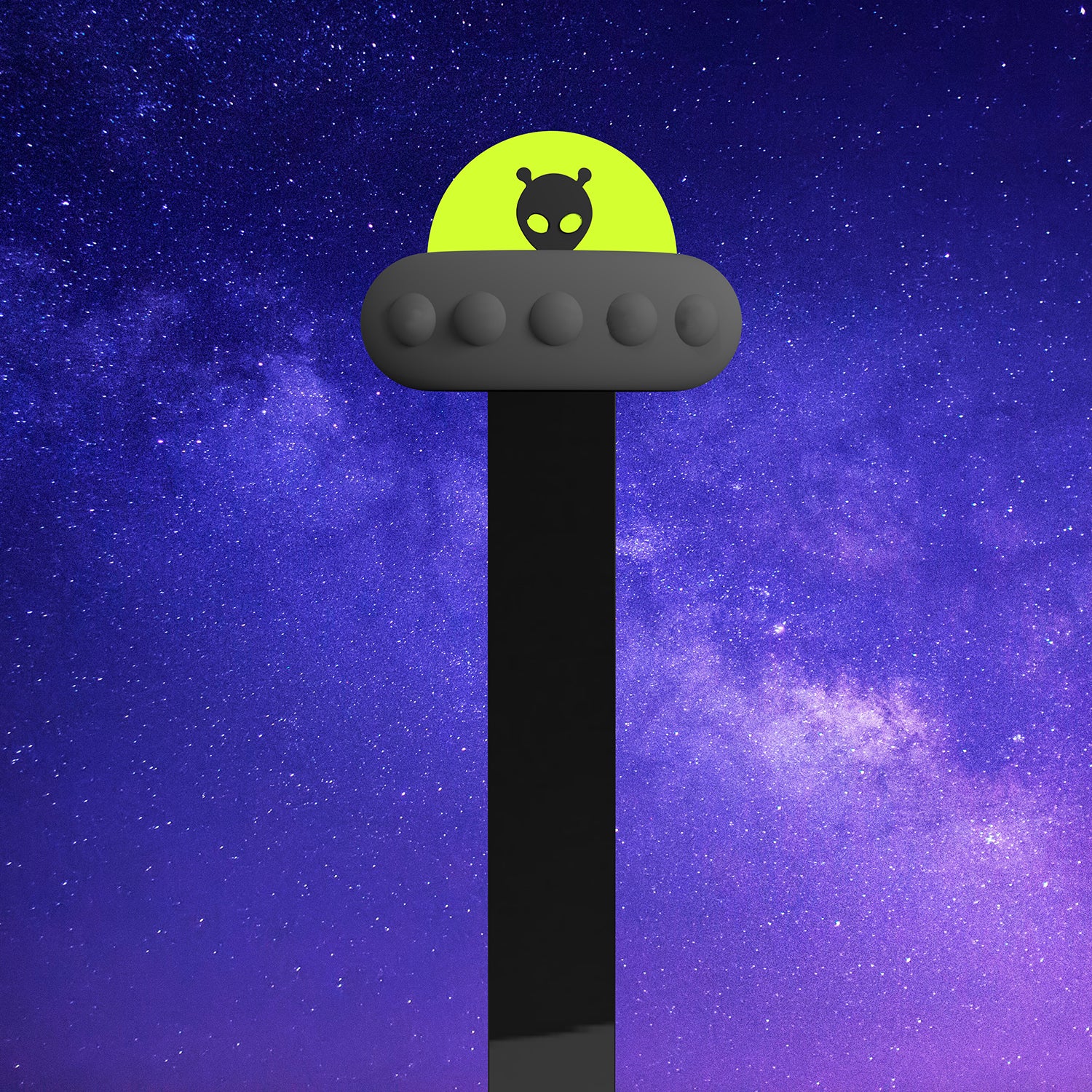 UFO Bookmark(Glow in Dark)