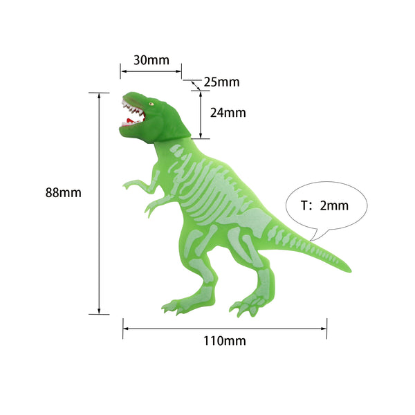 T-Rex Dinosaur Bookmark(Glow in Dark)