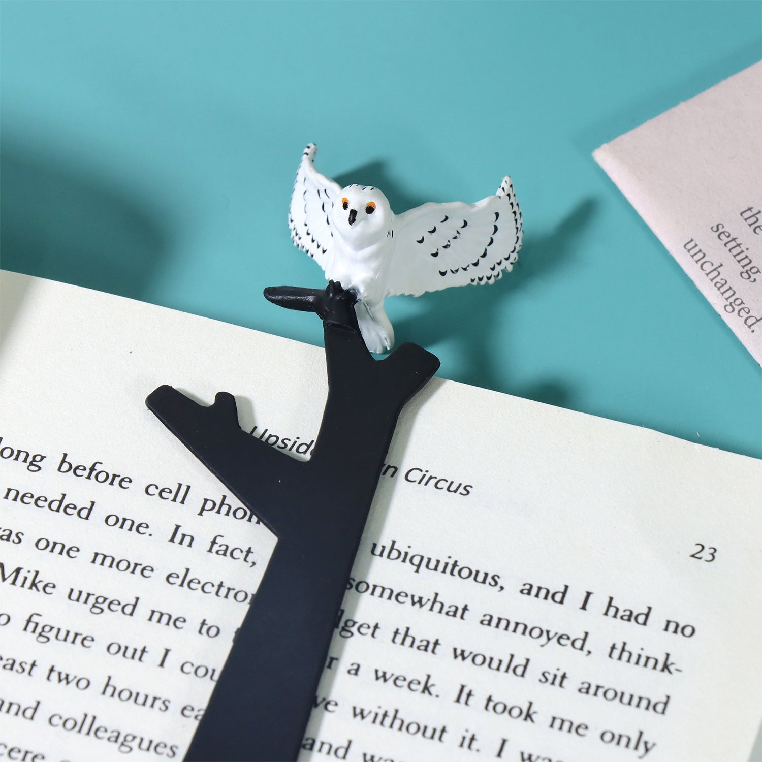 Creative Wizard Snowy Owl Bookmark Novelty Book Mark from The Magic School