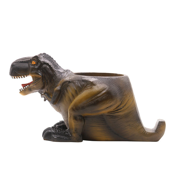 Large Capacity T-Rex Dinosaur Desk Pen Holder