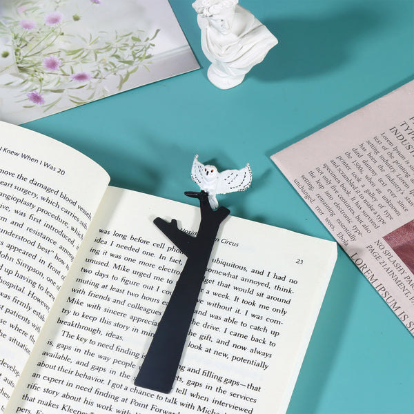 Creative Wizard Snowy Owl Bookmark Novelty Book Mark from The Magic School