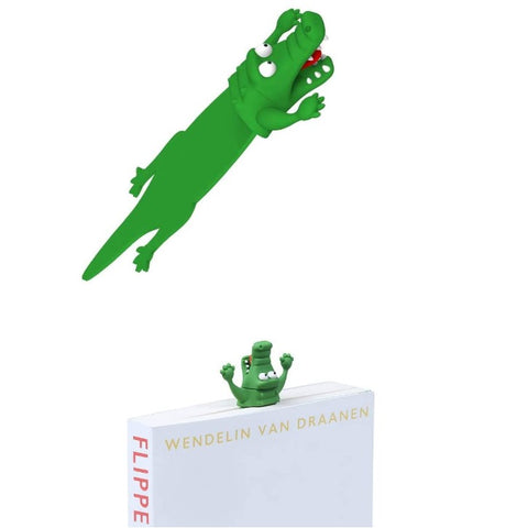 Funny Squashed Animal Crocodile Bookmark