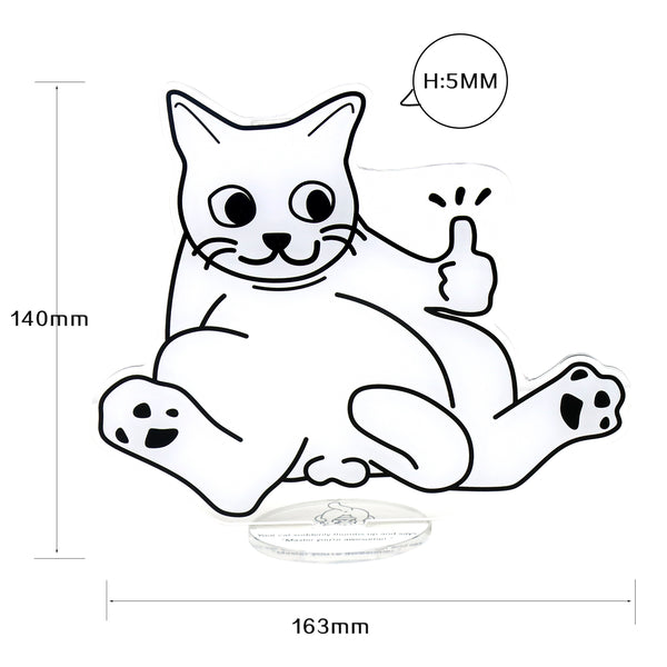 Creative Naughty Cat Desk Memo Note Paper Photo Holder Clip Card Stand Organizer Without Magnets